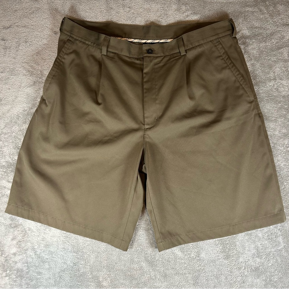 Nike Men's Olive Flat Front Shorts